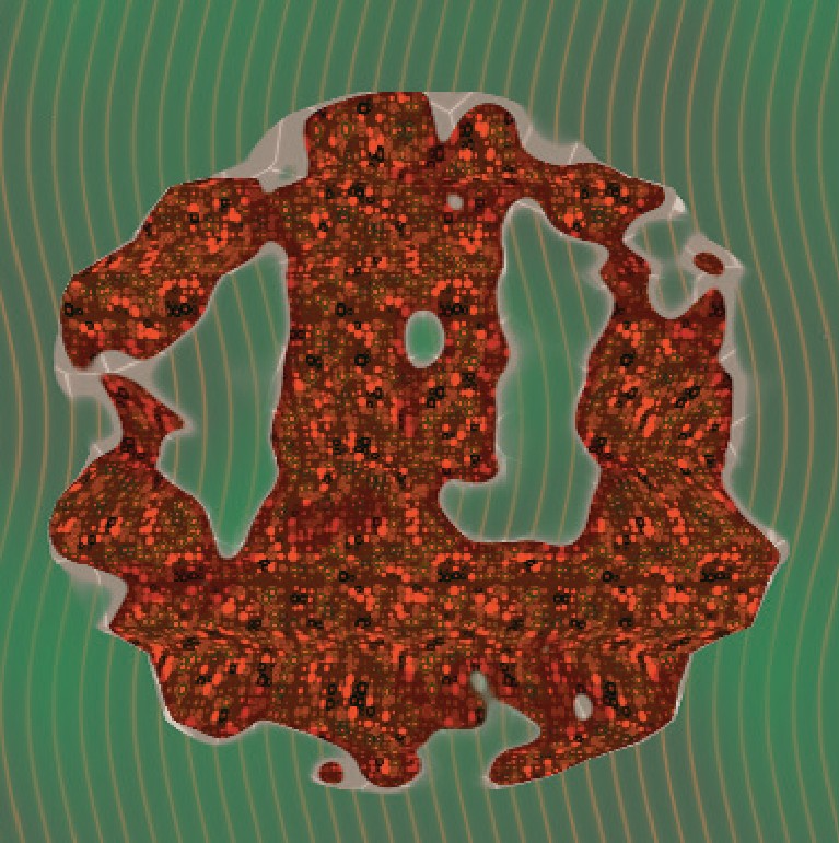 A negative representation of Aents: the environment is ablaze, rocks are exposed, and the water becomes murky.