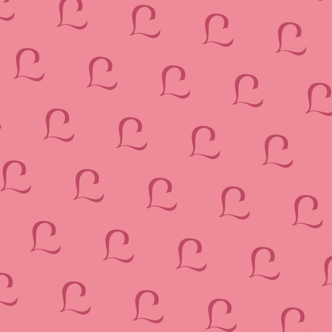 Pink Literatura motif.