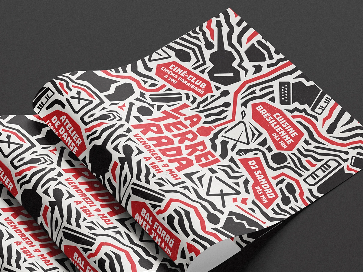 Creative posters for cultural events.